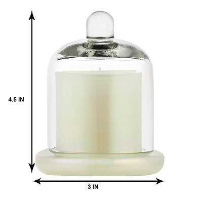 Thousand Wishes Fragrance Cream Bell Jar Candle ||Home Decoration (100% Soy Wax)