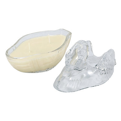 Premium Glass Swan Soy Wax Scented Candle Home Décor English Blush
