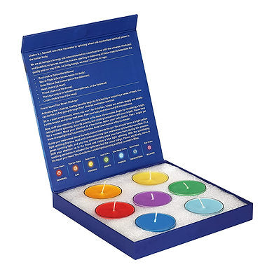 Chakra Candles Set of 7 Scented
