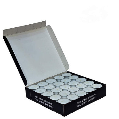 Metal Tealights (1 Hrs. Burning) - Pack of 100