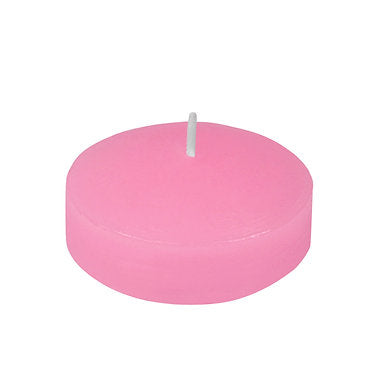Floating Nuggets Small Candles Pack of 20 Decorative Candles (Pink)