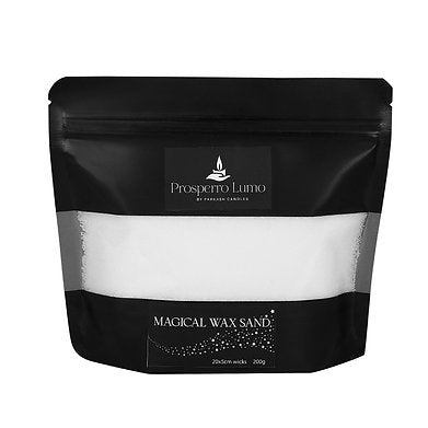 Luxury Powder Candles - Refillable Sand Wax with 20 Wicks (Unscented)