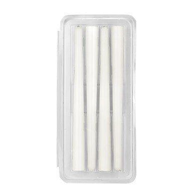 Unscented Dripless Taper Candles 10 Inch x 0.75 Inch Ram Mandir Candle White
