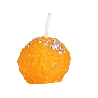 Ladoo Candle Hand Poured Motichur laddu Candles Set of 6
