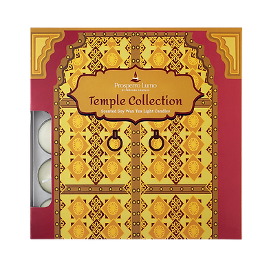 Prosperro Lumo Premium Soy Wax Scented Tea Light Set of 25 (PANCH AMRIT)