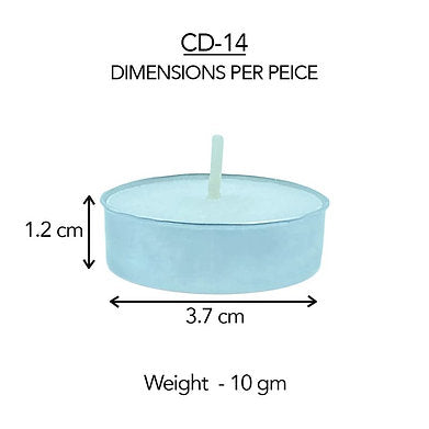 Paraffin wax candles , tea light set of 50, 3 hr.