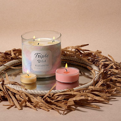 Triple Wick Scented Candle, Premium Scent, 100% Soy Wax