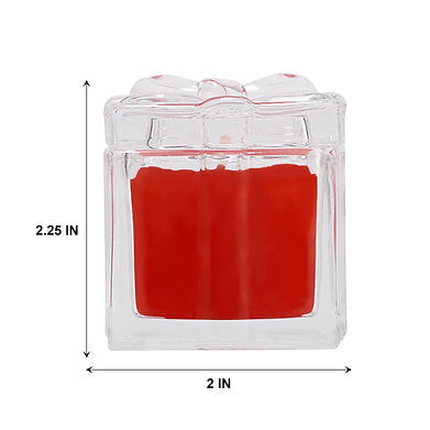 Organic Aroma Glass Jar Paraffin Wax Candle Luxury Fragrance Red - Vannity