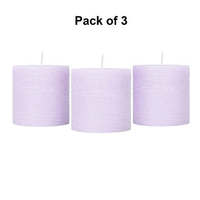 Set of 3 Scented Pillar Candles , (Berry Blast)
