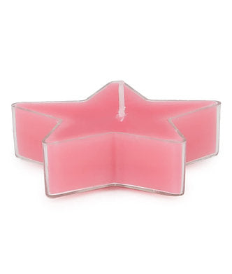 Star Shaped T Light Set of 8,| Scented (Pink - Rose)