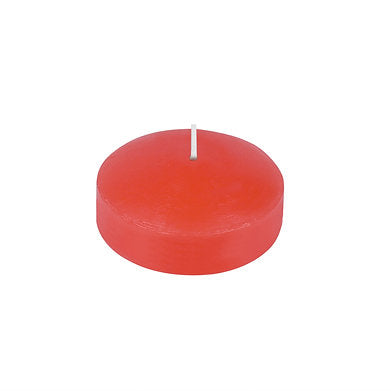 Floating Nuggets Small Candles Pack of 20 Decorative Candles (RED)