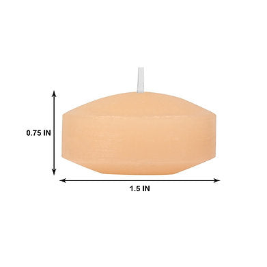 Floating Nuggets Small Candles || Pack of 20 || Decorative Candles (Beige)