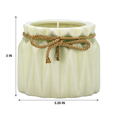 Organic Aroma Ceramic Soy Wax Jar Candle Luxury Fragrance Palo Santo