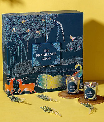 Premium Soy Wax Scented Votive Glasses Gift Set | FRGARANCE Book| Luxurious Box