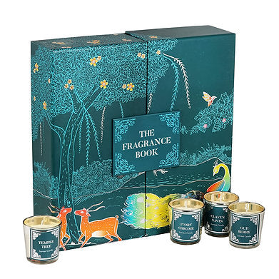 Premium Soy Wax Scented Votive Glasses Gift Set | FRGARANCE Book| Luxurious Box