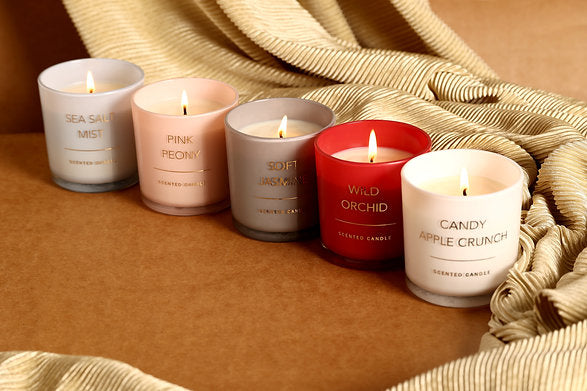 Premium Scented Soy Wax Jar Candles || Home Décor (Soft Jasmine)