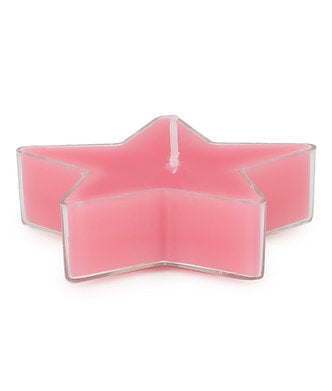 Star Shaped T Light Set of 8,| Scented (Pink - Rose)