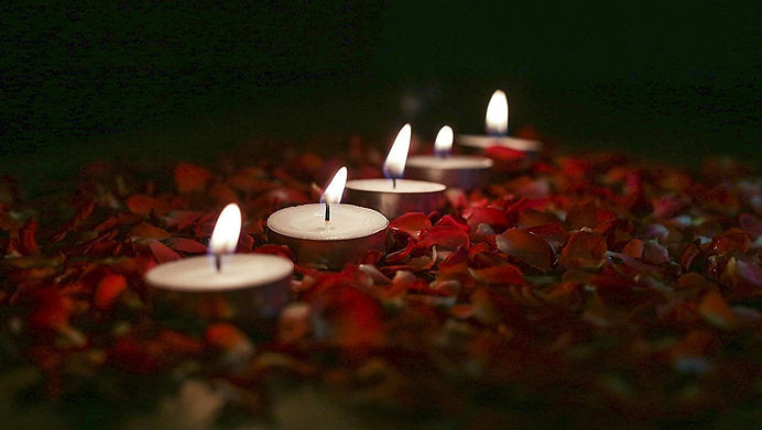 Paraffin Wax Unscented Tealights Pack of 10
