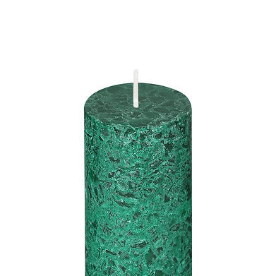 Set of 3 Fragrance Pillar Candles Marble Finish (Mogra Fragrance)