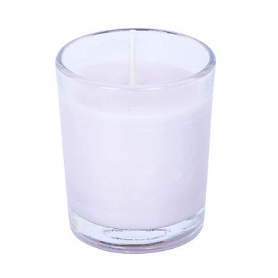 Scented Votive Glass Candles Set of 3 , 100% Natural Soy Wax (Berry Blast)