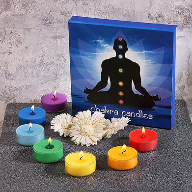 Chakra Candles Set of 7 Scented