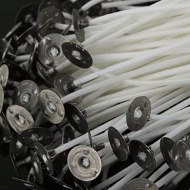 Natural Candle Soy Wax with Wax Coated Candle Wicks Thread