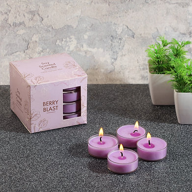 PROSPERRO LUMO By Parkash Candles Scented Soy Wax Tealight Set of 16 Berry Blast