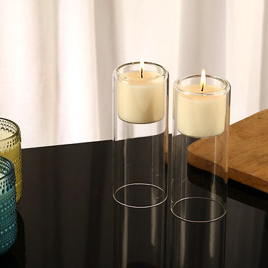 Double Layer Big Glass Hanging Soy Wax Premium Scented Candle Miz Arab