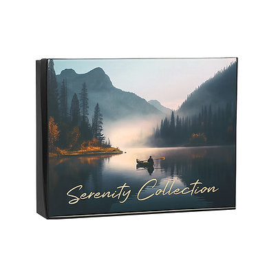 Luxury Serenity Collection Scented Crystal Jar Premium Candle Set of 12