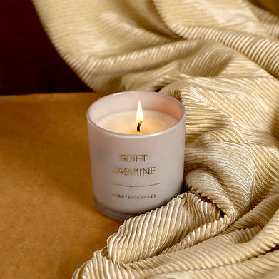 Premium Scented Soy Wax Jar Candles || Home Décor (Soft Jasmine)