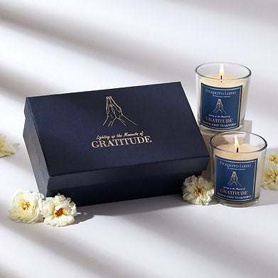 Luxury Scented Jar Candle Set of 2 Serenity Woods || Rose