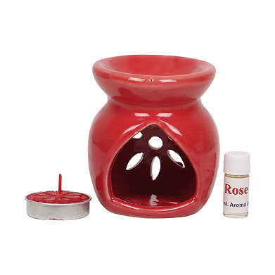Ceramic Candle Operated Aroma Oil Burner (1 Tealight & Aroma Oil COMPLIMENTARY)