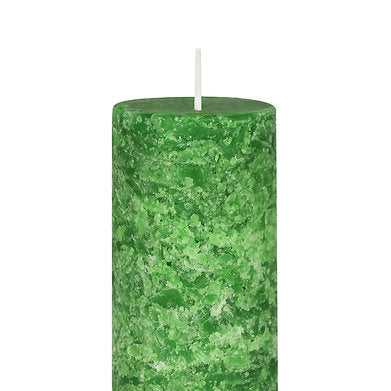 Set of 3 Fragrance Pillar Candles Marble Finish (Lemon Grass Fragrance)