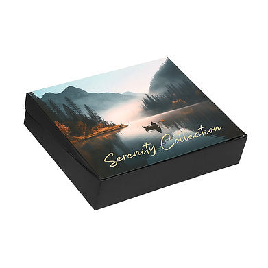 Luxury Serenity Collection Scented Crystal Jar Premium Candle Set of 12