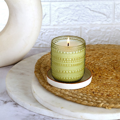 Premium Scented Designer Soy Wax Jar Candle Midnight Blue Citrus