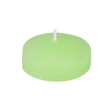 Floating Nuggets Small Candles Pack of 20 Decorative Candles (Green)