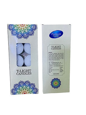 Paraffin Wax Unscented Tealights Pack of 10