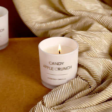 Premium Scented Soy Wax Jar Candles || Home Décor (Candy Apple Crunch)