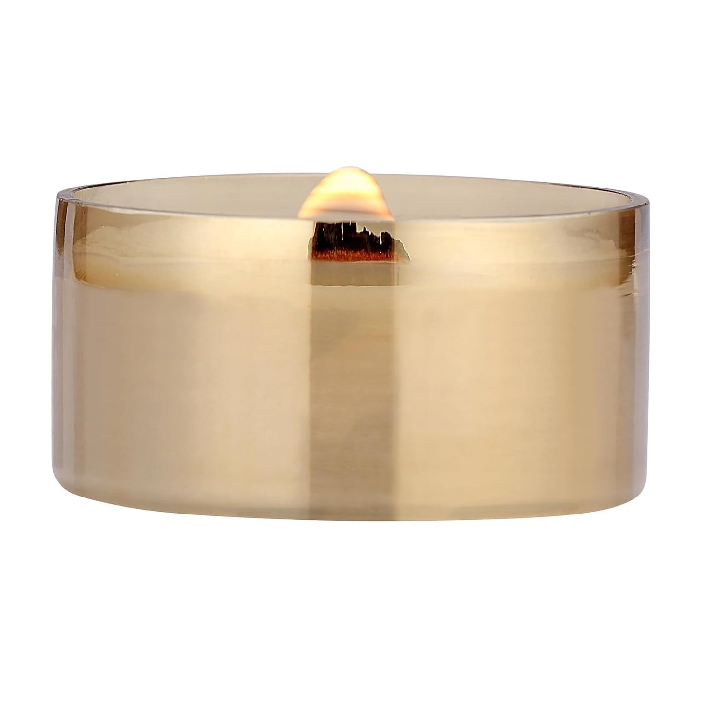 PROSPERRO LUMO by Parkash Candles Premium Scented Glass Candle for Home Decor || Wooden Wick || 100% Soy Wax (Jasmine)