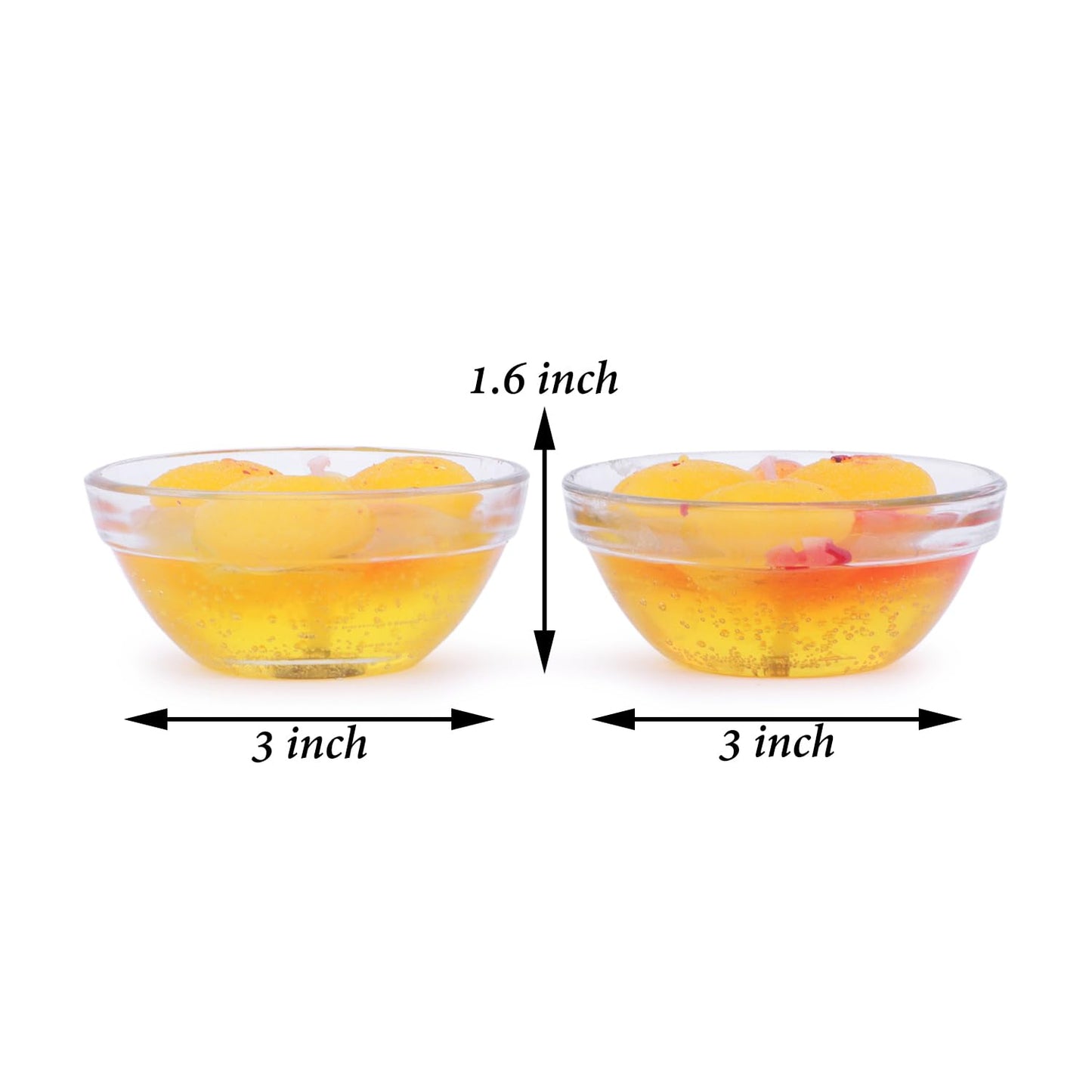 Prosperro Lumo by Parkash Candles Premium Raj Bhog Candle || Hand Poured || Raj Bhog Candles || Decorative Candle 100% Paraffin Wax || Set of 2 - Unscented
