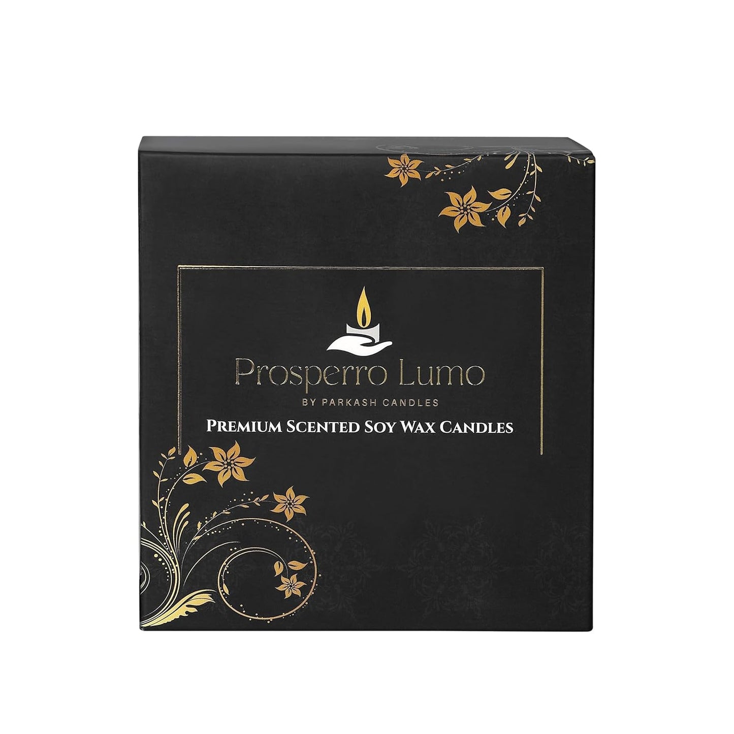 PROSPERRO LUMO by Parkash Candles Premium Scented Soy Wax Candle 200 gm 25-30 Hrs Luxury Aroma Therapy Votive Jar Scented Candles for Home Decor Gift Set (Lavender Bouquet)
