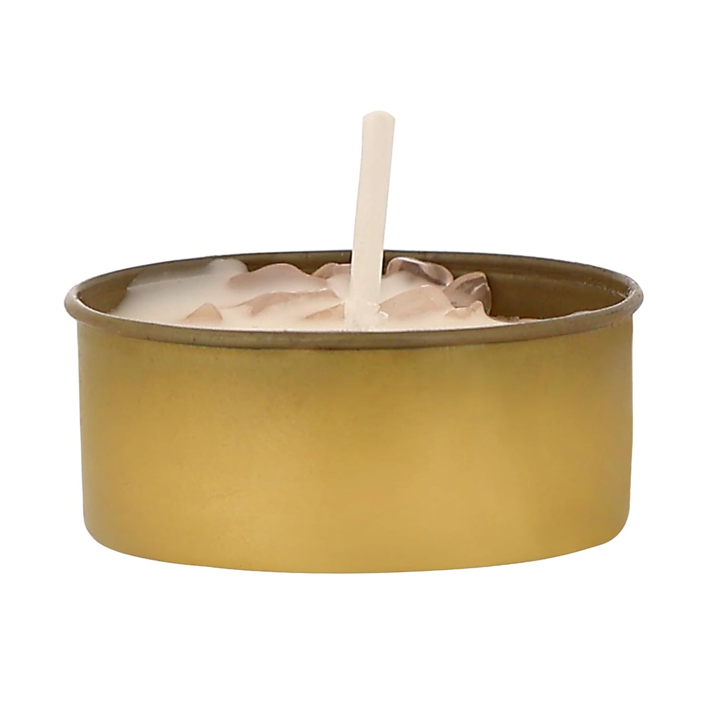 PROSPERRO LUMO by Parkash Candles Sacred Flames Scented Tealight Candles – 25 Healing Soy Wax Candles with Crystals – Aromatherapy & Manifestation (Rose)