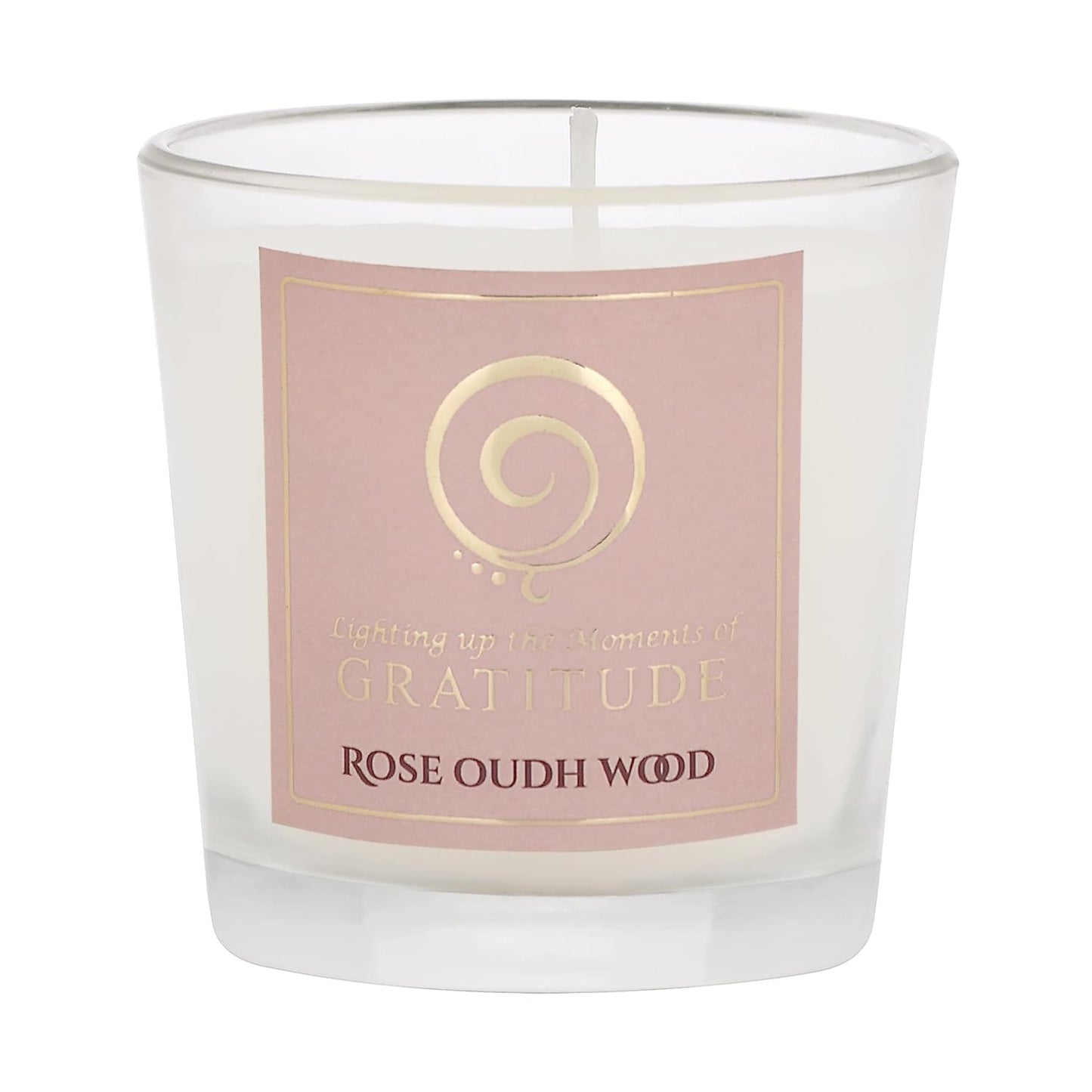 PROSPERRO LUMO by Parkash Candles Gratitude Moments – Premium Aromatic Glass Candle Gift Set | Rose Oud Wood & Mahogany Teakwood | Set of 2 | Soy Wax