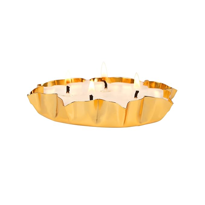 PROSPERRO LUMO by Parkash Candles Luxury 4 Wick Premium Scented Small Bowl Candle || Soy Wax || Black Oud & Cinnamon
