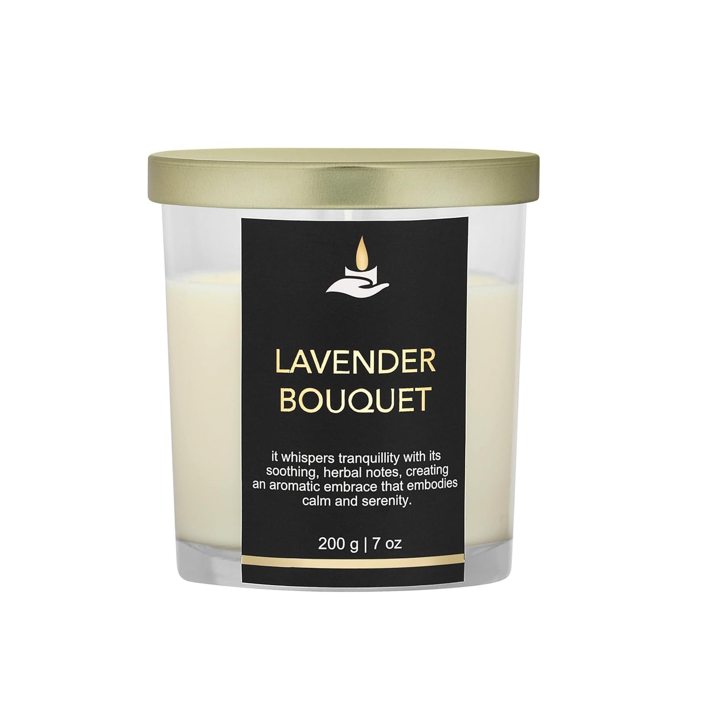 PROSPERRO LUMO by Parkash Candles Premium Scented Soy Wax Candle 200 gm 25-30 Hrs Luxury Aroma Therapy Votive Jar Scented Candles for Home Decor Gift Set (Lavender Bouquet)