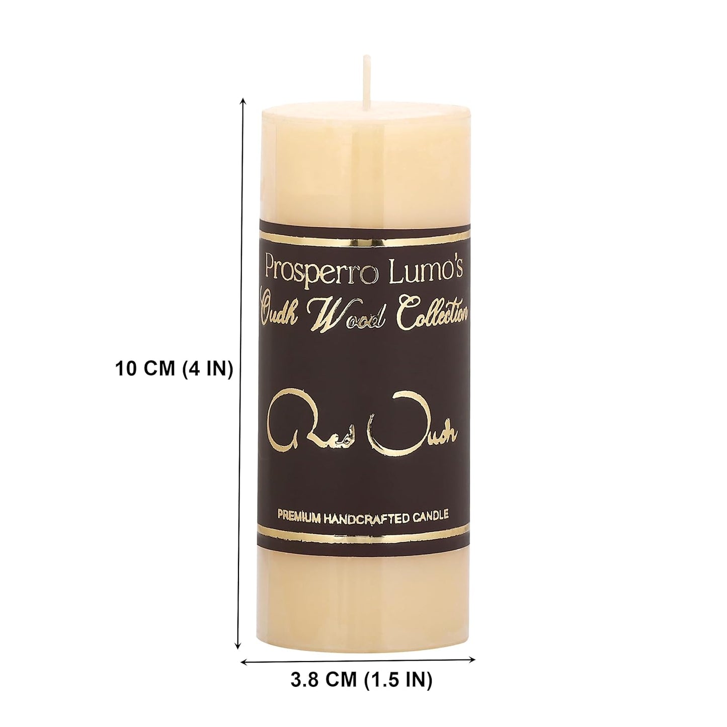 PROSPERRO LUMO by Parkash Candles Premium Scented Pillar Candles || Black Oudh || White Oudh || Oudh Wood || Red Oudh ||