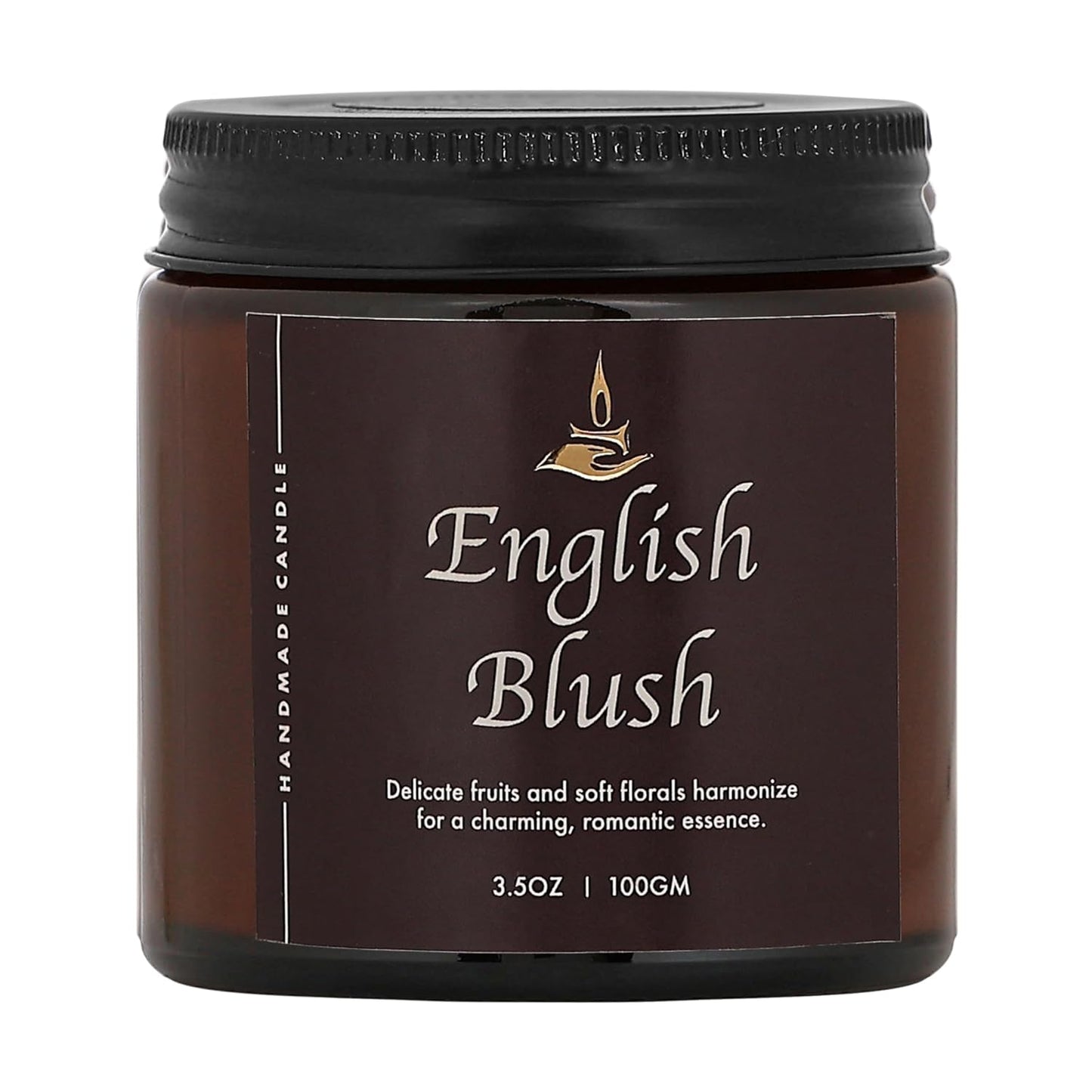 PROSPERRO LUMO by Parkash Candles Premium Soy Wax Scented Jar Candle – 100g, Long-Lasting Floral Aroma, Gift-Ready Packaging | Home Decoration (English Blush)