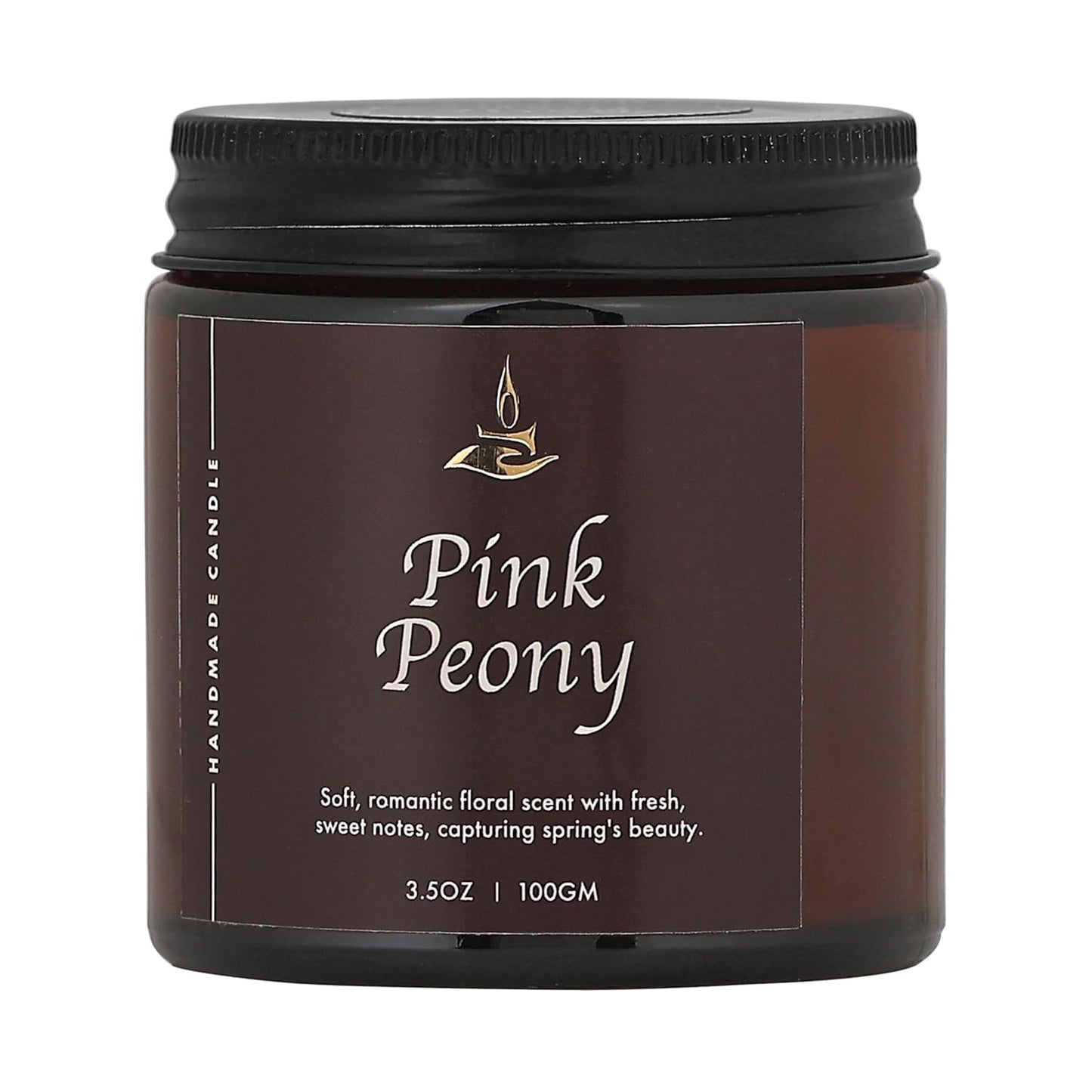 PROSPERRO LUMO by Parkash Candles Premium Soy Wax Scented Jar Candle – 100g, Long-Lasting Floral Aroma, Gift-Ready Packaging | Home Decoration (Pink Peony)