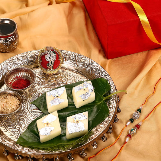Prosperro Lumo by Parkash Candles Premium Kaju Katli Candle || Hand Poured || Barfi-Shaped Candles || Candle for Festive Gifting and Home Decoration ||100% Paraffin Wax || Set of 4 - Unscented