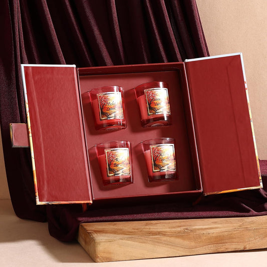 PROSPERRO LUMO by Parkash Candles Floral Bouquet Luxury Scented Candle Gift Set – Paraffin Wax Jar Candles with Floral & Earthy Fragrances | Premium Wellness Collection